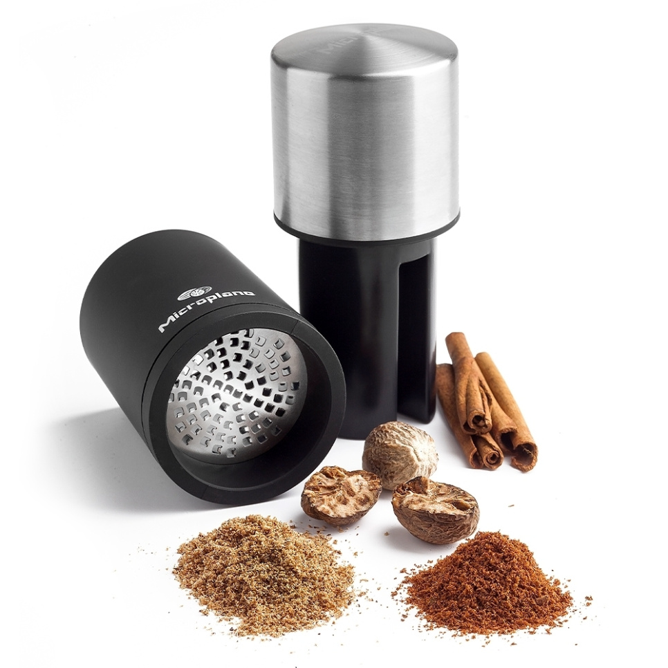Moulin à épices avec rangement, 2en1 - Microplane