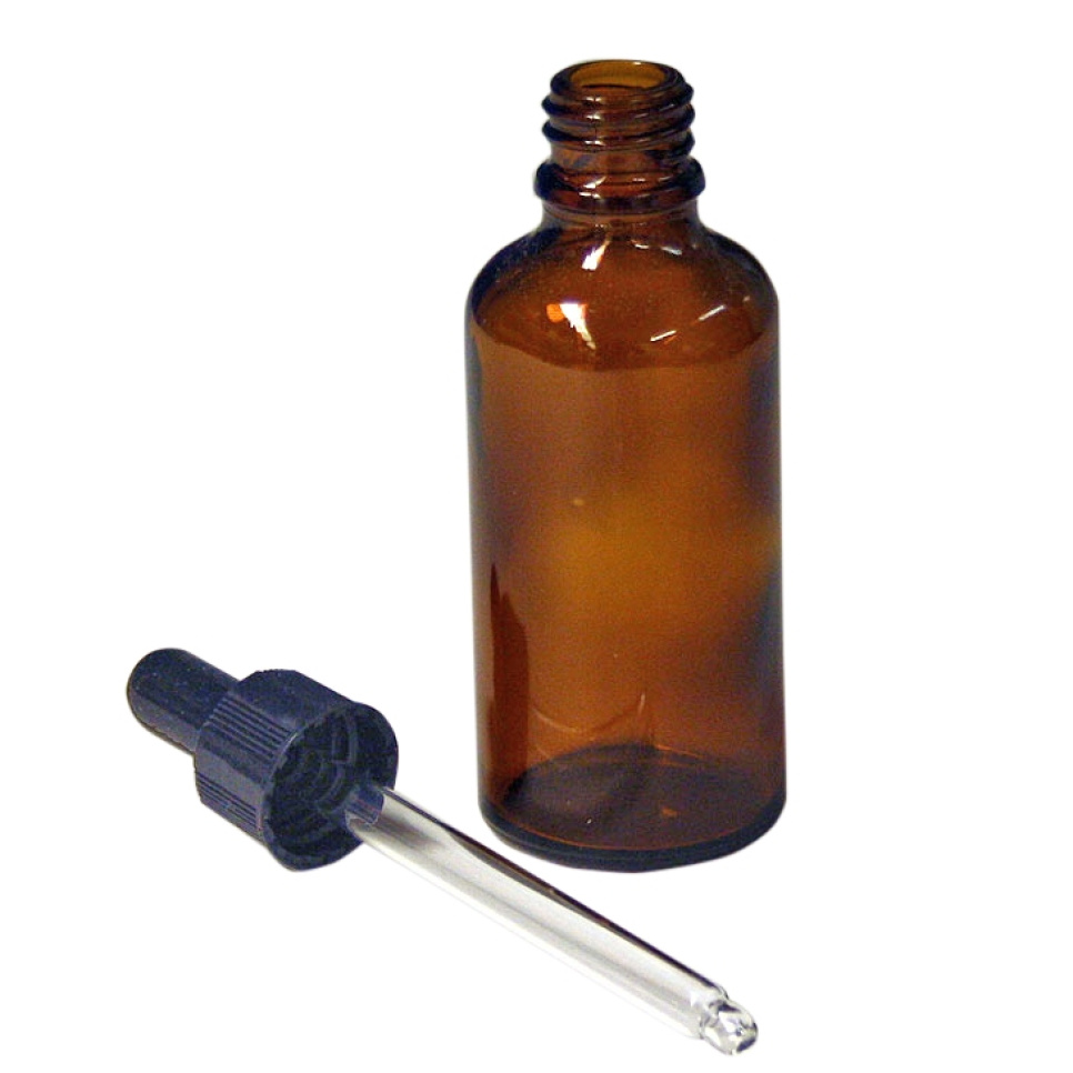 Flacon compte-gouttes brun avec pipette en verre, 50 ml dans le groupe Cocktails et Vin / Équipement à cocktail / Autre équipement à cocktail l\'adresse The Kitchen Lab (2182-29000)
