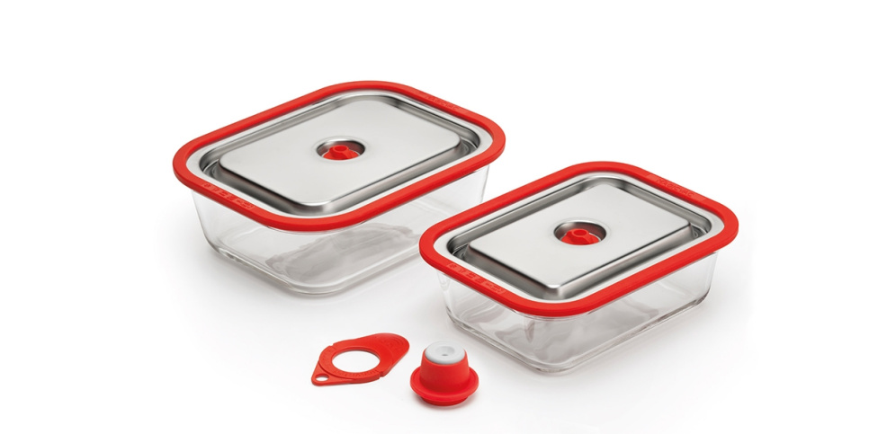 Boîte en verre pour machine à vide, Free - Magic Vac dans le groupe Cuisine / La cuisson sous vide / Sacs à fermeture et aspirants l\'adresse The Kitchen Lab (2188-29183)