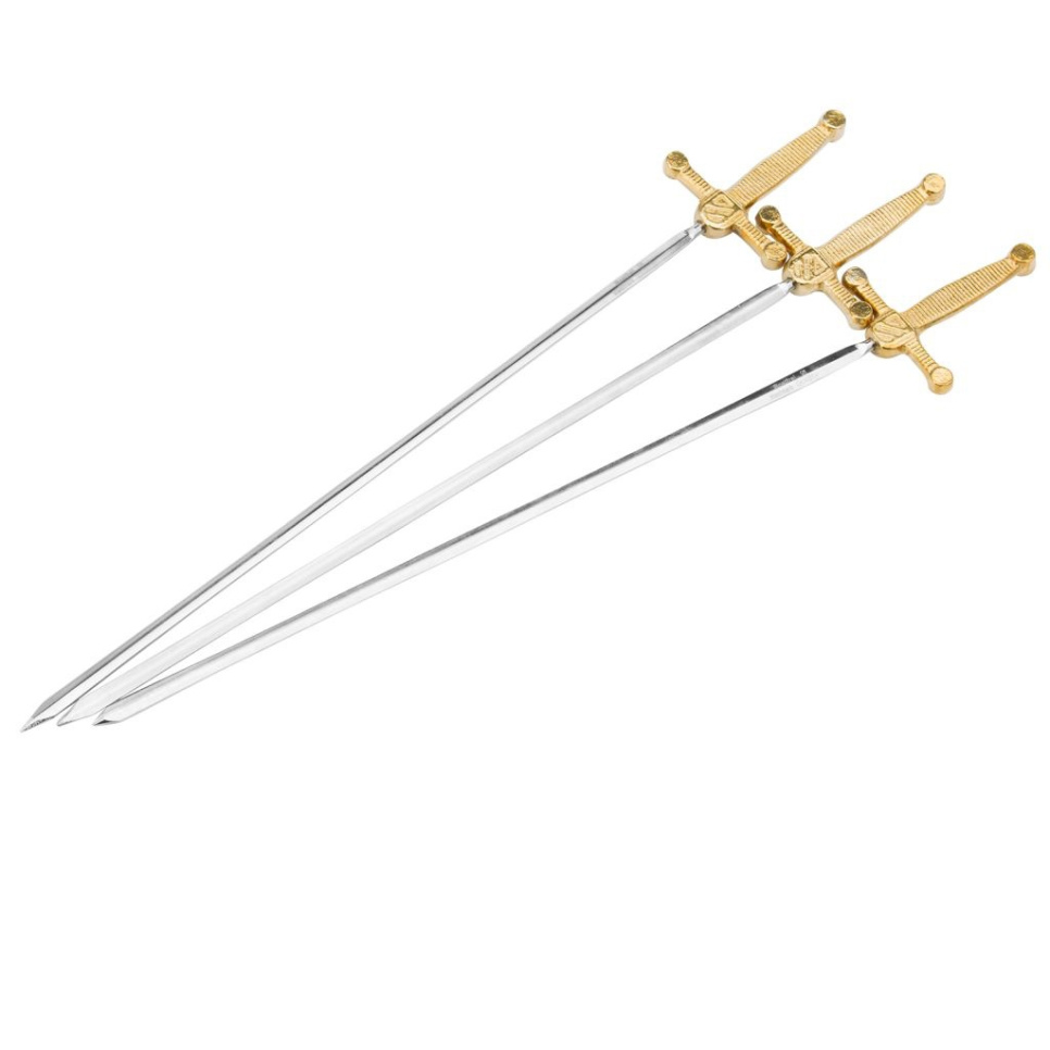 Épée pour brochettes de shish kebab, 32 cm, paquet de 3 - Westmark dans le groupe Barbecues, plaques de cuisson et Fours / Autres accessoires pour barbecue / Pic à brochette pour le barbecue l\'adresse The Kitchen Lab (2190-32085)