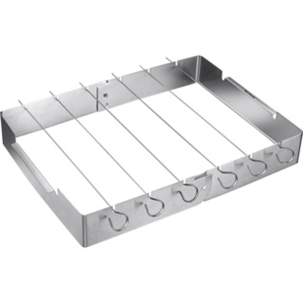 Support en acier inoxydable pour brochettes de barbecue - Westmark dans le groupe Barbecues, plaques de cuisson et Fours / Autres accessoires pour barbecue / Autres accessoires pour barbecue l\'adresse The Kitchen Lab (2190-32125)