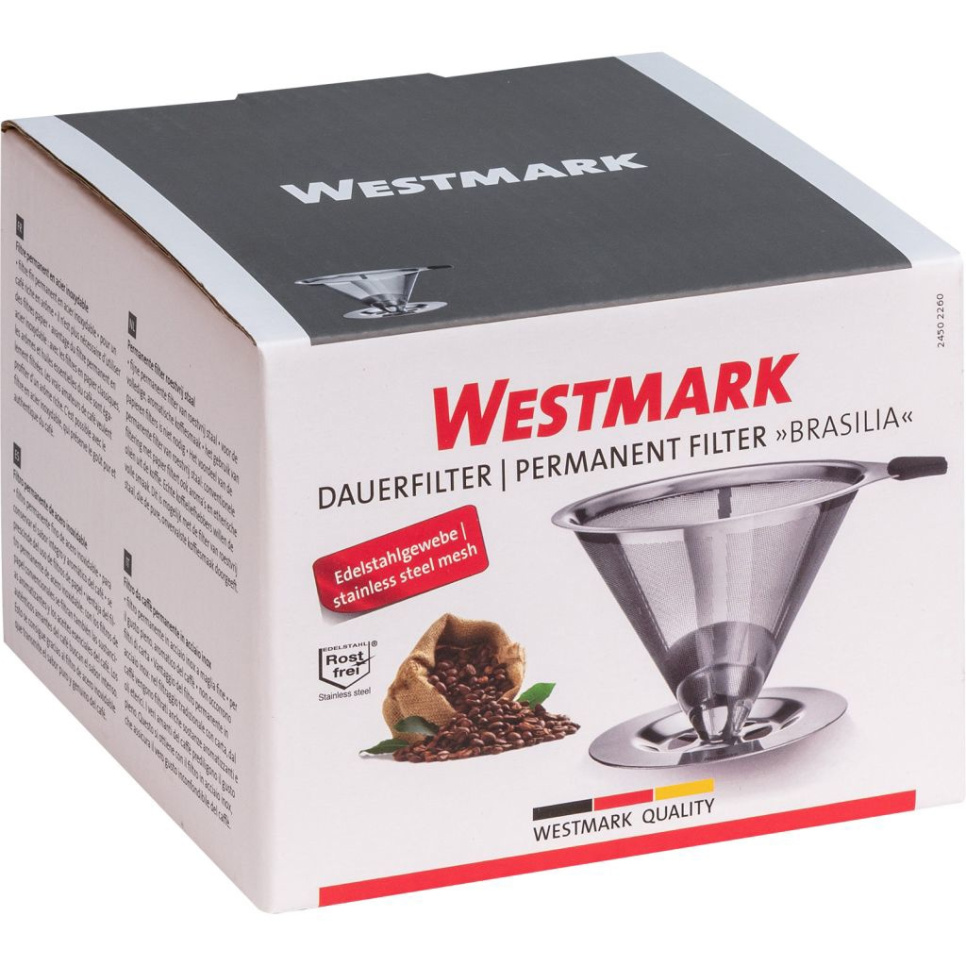 Cafetière manuelle avec filtre permanent - Westmark