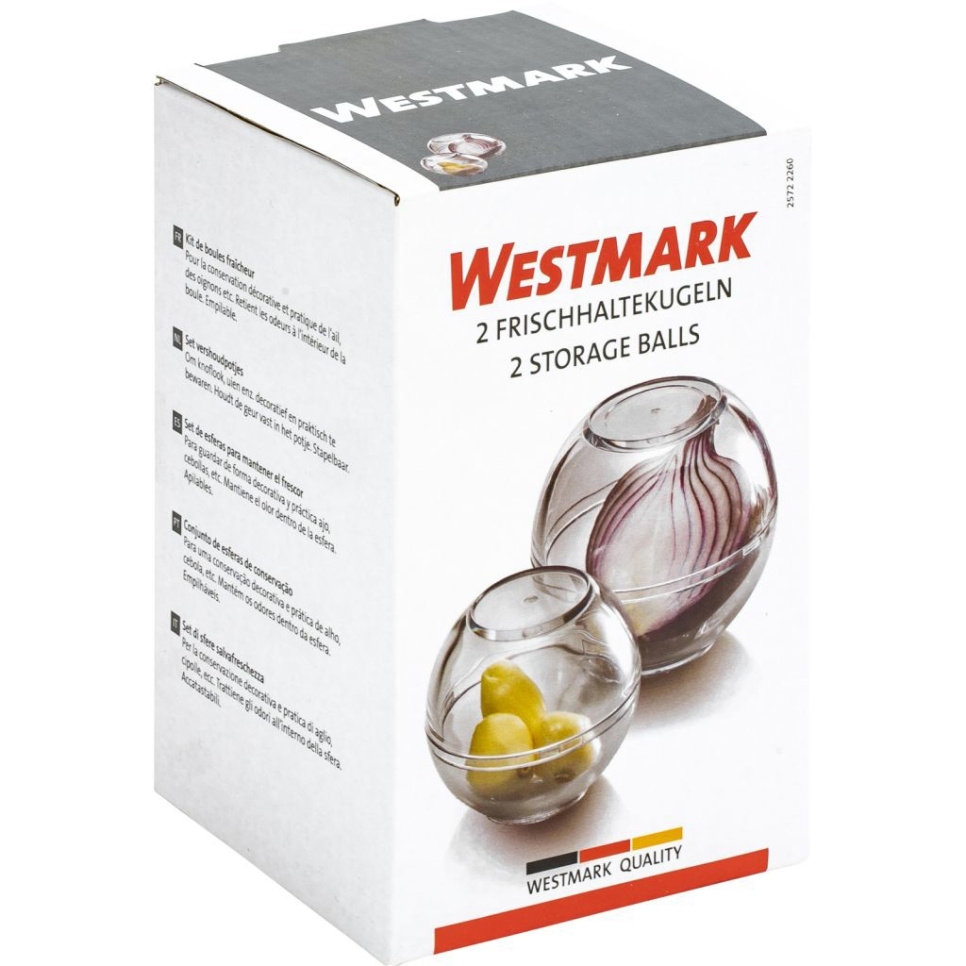 Boules de conservation hermétiques de 7 et 9 cm - Westmark