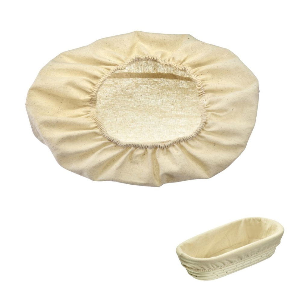 Tissu de coton pour panier de fermentation oblong, 750 - 1000 g - Westmark