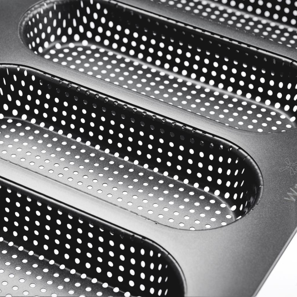 Moule à pain perforé pour mini-baguettes, antiadhésif - Westmark