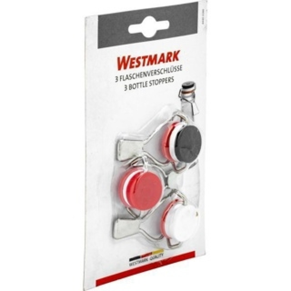 Bouchon de bouteille avec serrure en orge, paquet de 3 - Westmark
