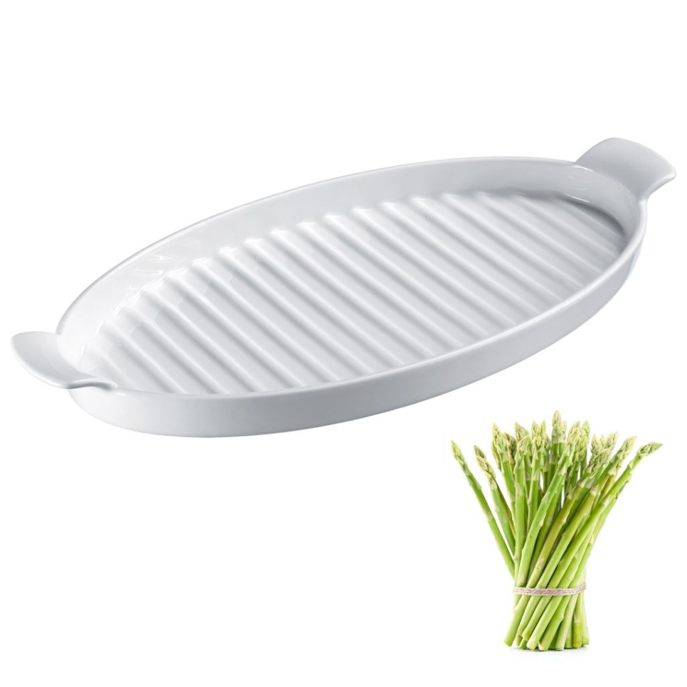 Plat à asperges en porcelaine - Westmark