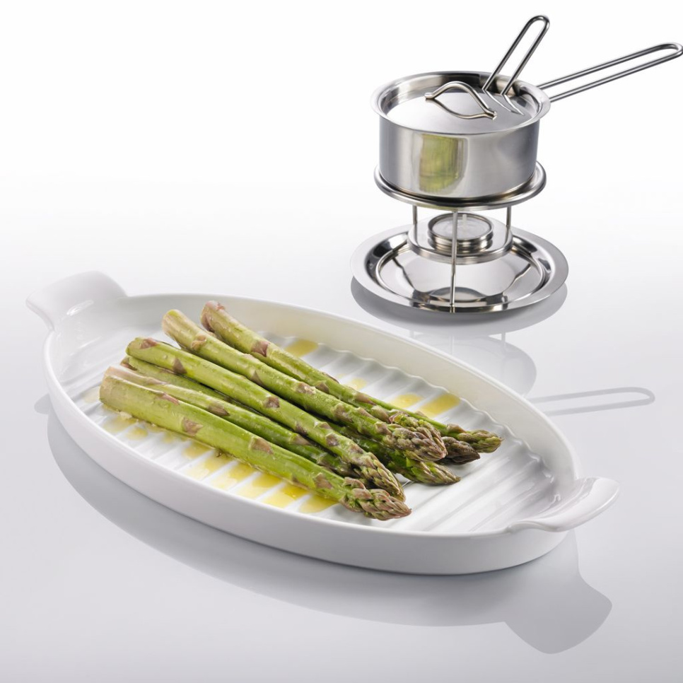 Plat à asperges en porcelaine - Westmark