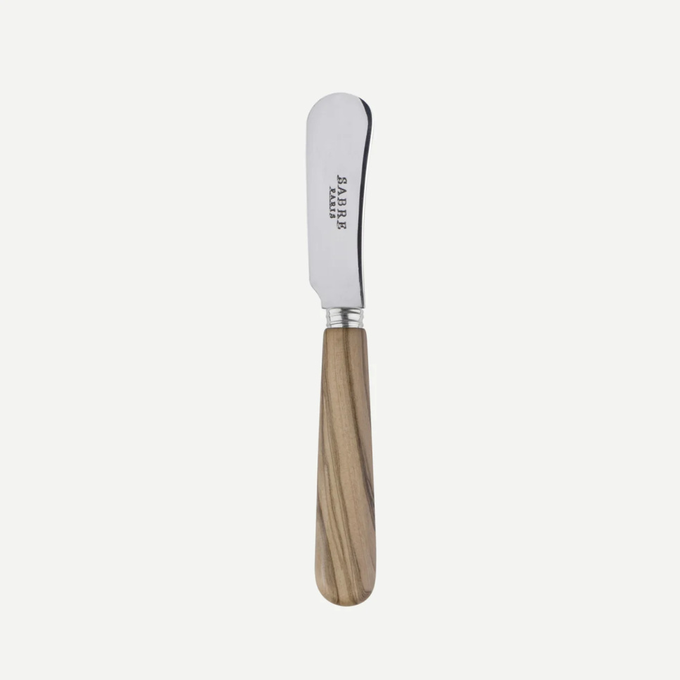 Couteau à beurre en bois d\'olivier Lavandou- Sabre Paris dans le groupe Arts de la table / Couverts / Couteaux à beurre l\'adresse The Kitchen Lab (2195-31765)