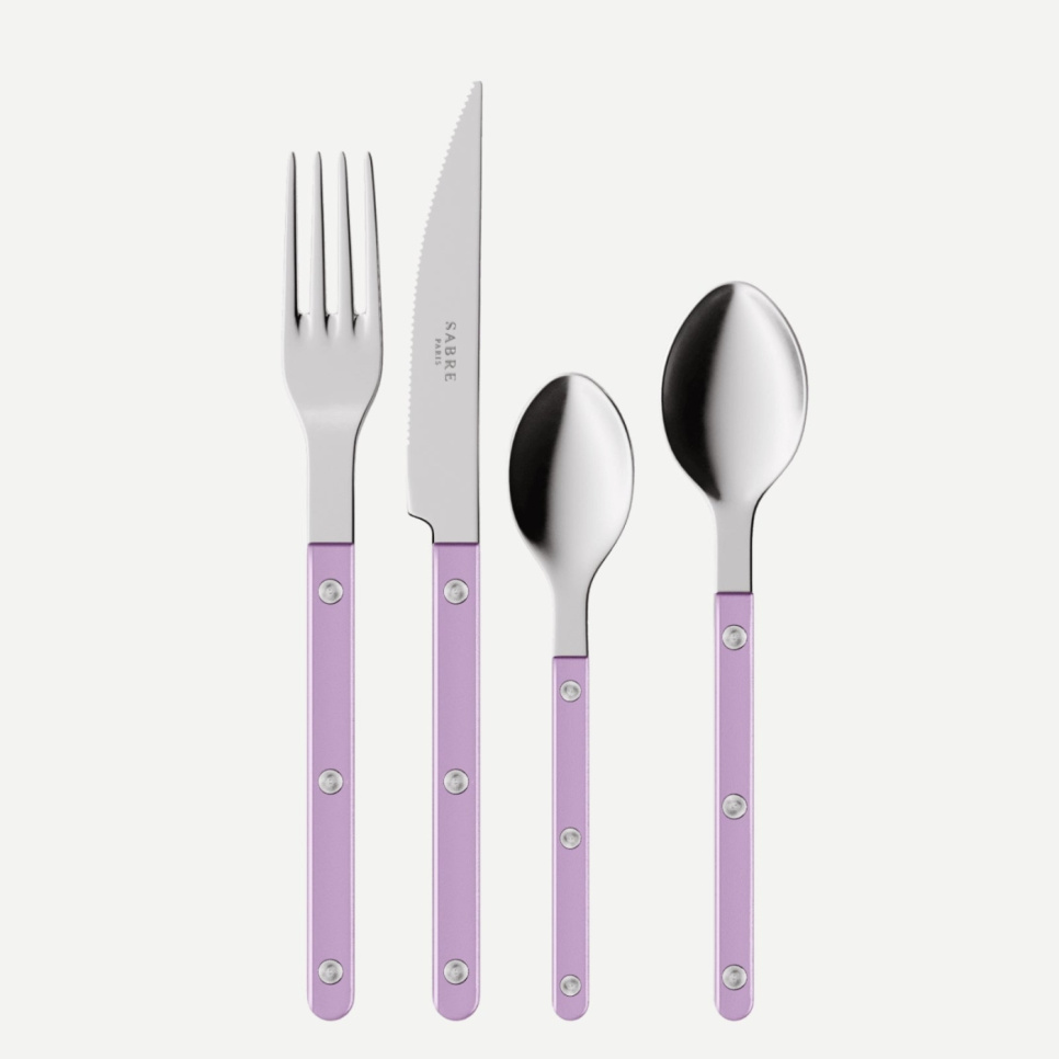 Set de couverts, 24 pièces, Bistrot Pearly, Lilac - Sabre Paris dans le groupe Arts de la table / Couverts / Couverts l\'adresse The Kitchen Lab (2195-32324)