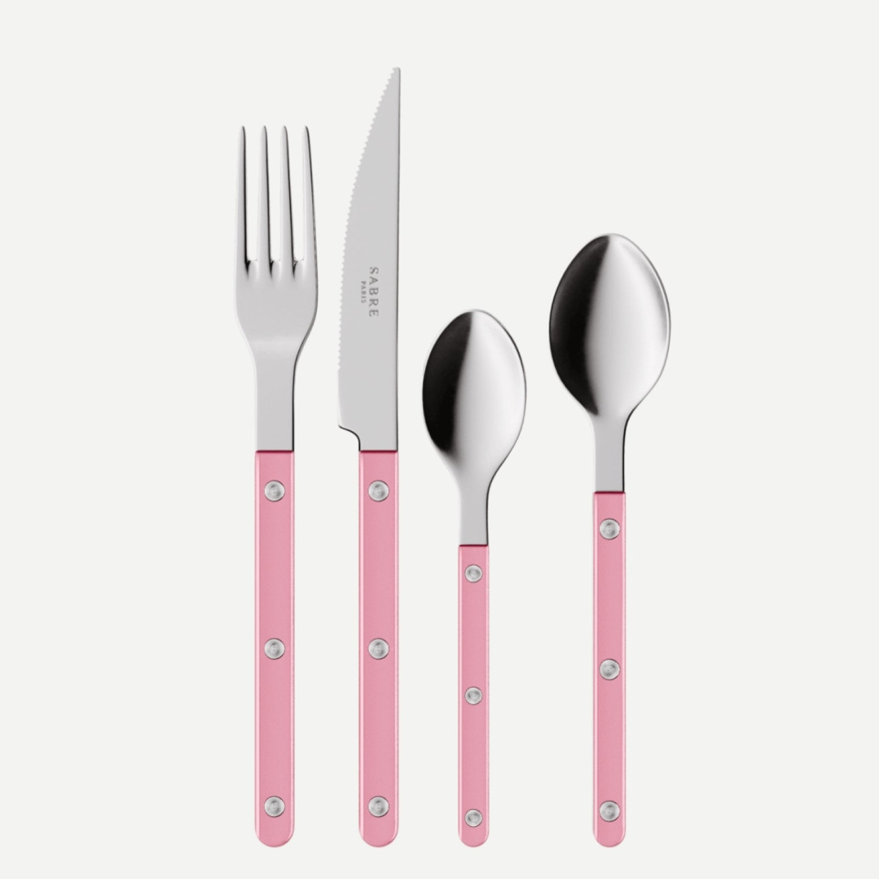 Set de couverts, 24 pièces, Bistrot Pearly, Soft pink - Sabre Paris dans le groupe Arts de la table / Couverts / Couverts l\'adresse The Kitchen Lab (2195-32332)