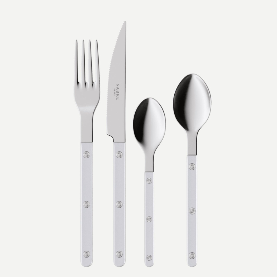 Set de couverts, 24 pièces, Bistrot Pearly, White - Sabre Paris dans le groupe Arts de la table / Couverts / Couverts l\'adresse The Kitchen Lab (2195-32335)