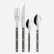 Set de couverts, 24 pièces, Bistrot, Dark grey - Sabre Paris