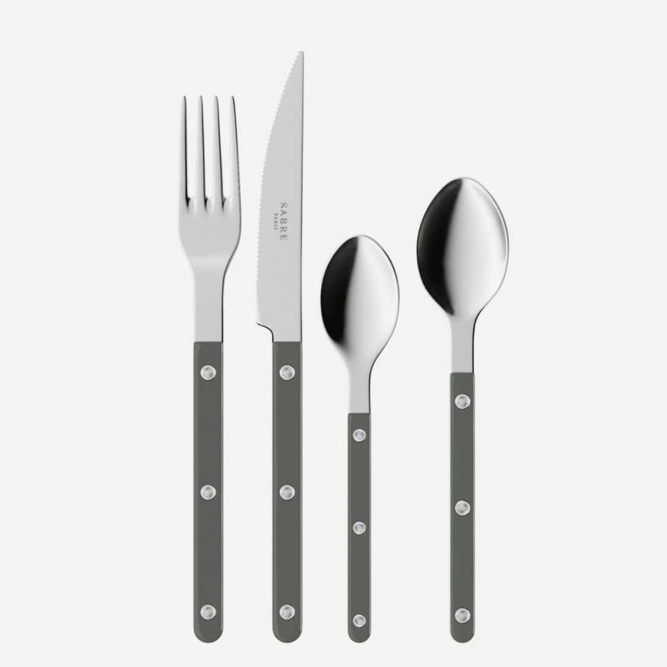 Set de couverts, 24 pièces, Bistrot, Dark grey - Sabre Paris dans le groupe Arts de la table / Couverts / Couverts l\'adresse The Kitchen Lab (2195-32339)