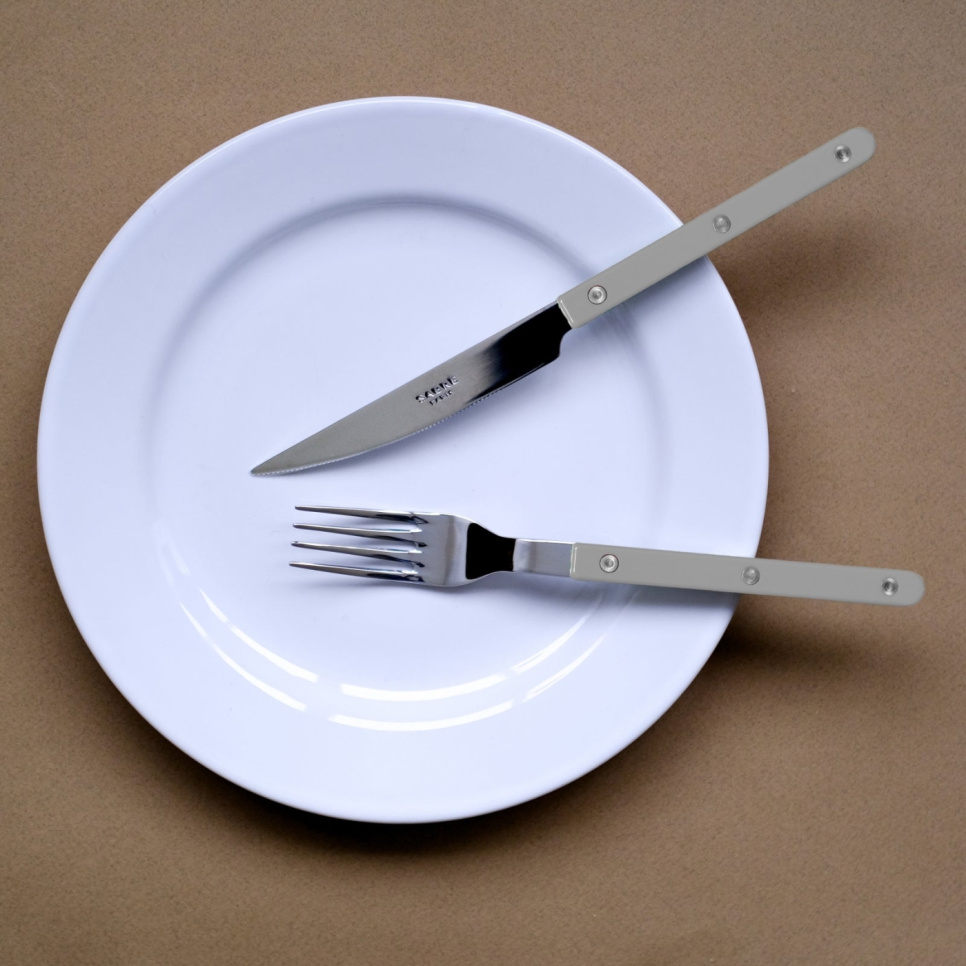 Set de couverts, 24 pièces, Bistrot, Grey - Sabre Paris