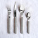 Set de couverts, 24 pièces, Bistrot, Grey - Sabre Paris