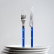 Set de couverts, 24 pièces, Bistrot, Lapis blue - Sabre Paris