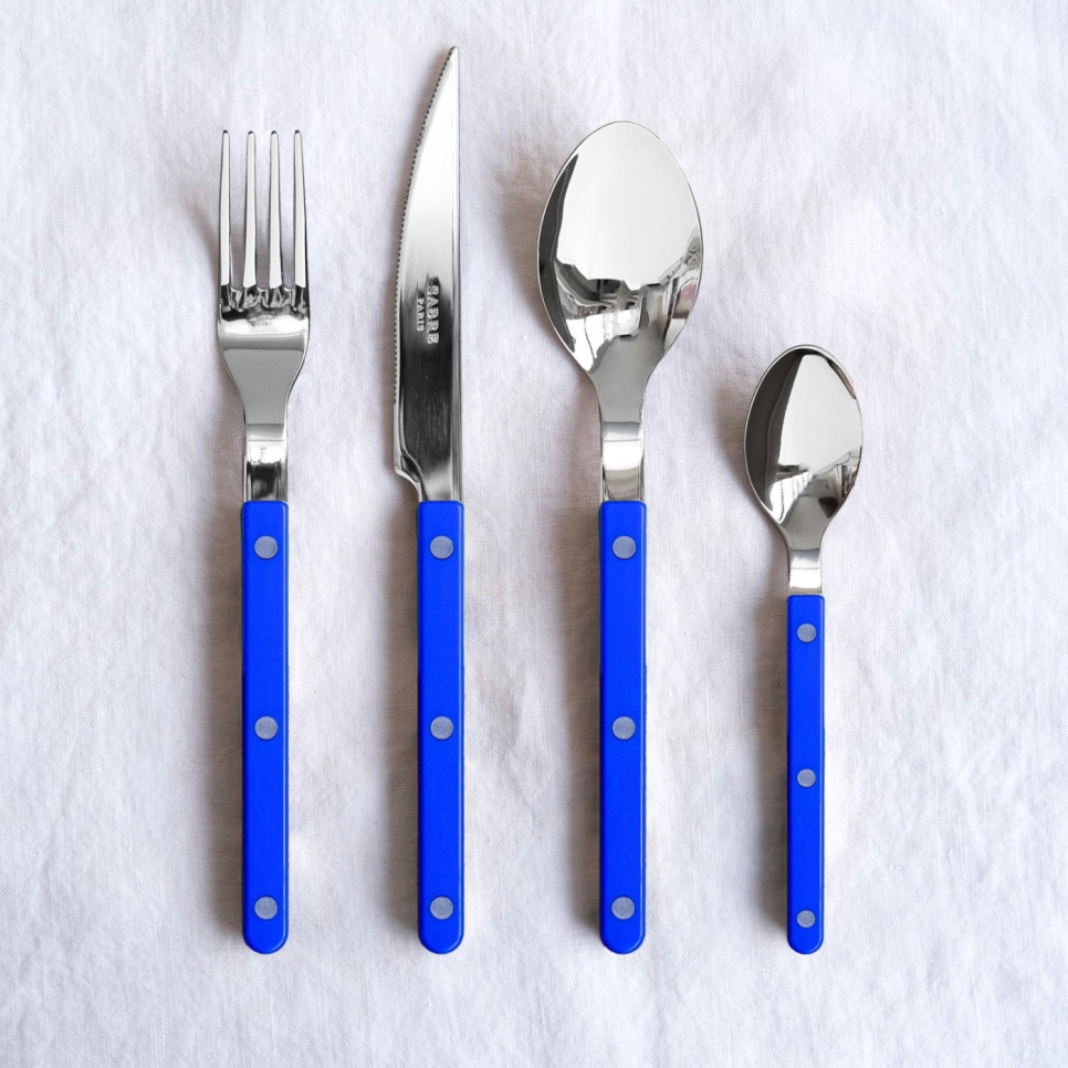 Set de couverts, 24 pièces, Bistrot, Lapis blue - Sabre Paris