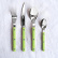 Set de couverts, 24 pièces, Bistrot, Lime - Sabre Paris