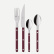 Set de couverts, 4 pièces, Bistrot Pearly, Aubergine - Sabre Paris