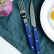 Set de couverts, 4 pièces, Bistrot Pearly, Lapis blue - Sabre Paris