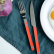 Set de couverts, 4 pièces, Bistrot Pearly, Orange - Sabre Paris