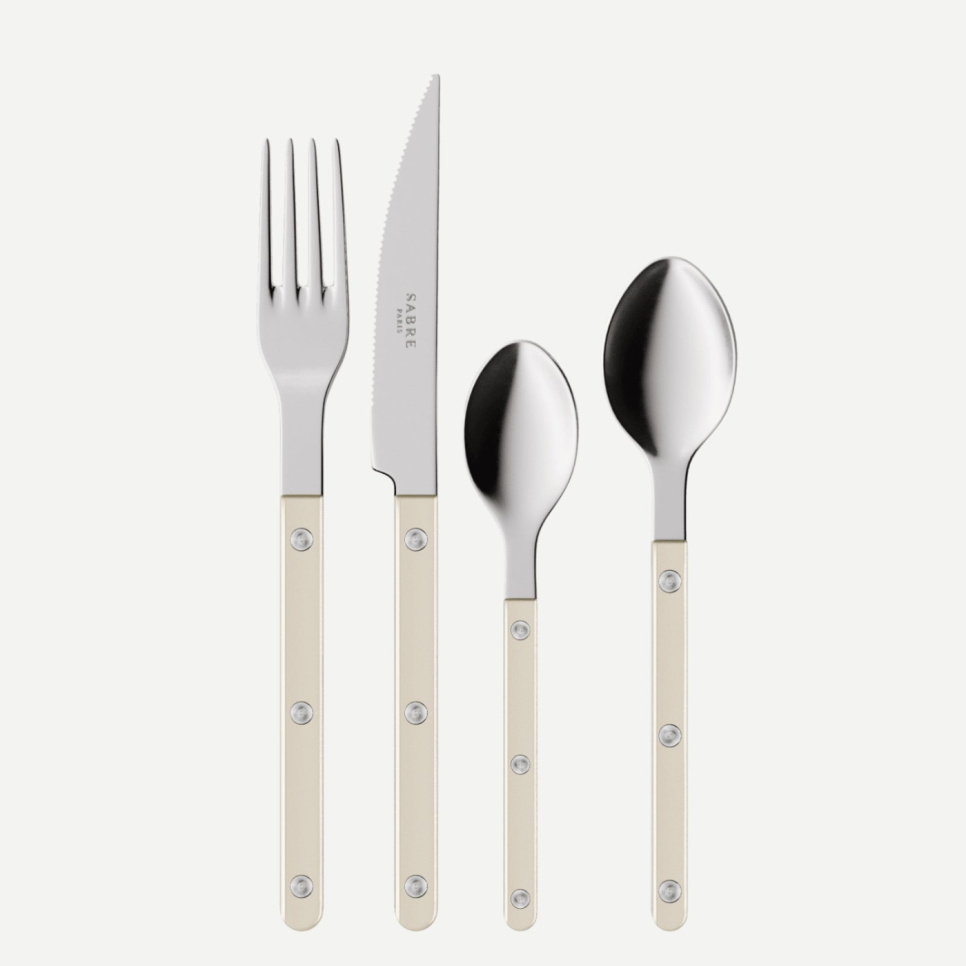 Set de couverts, 4 pièces, Bistrot Pearly, Pearl - Sabre Paris dans le groupe Arts de la table / Couverts / Couverts l\'adresse The Kitchen Lab (2195-32363)