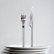 Set de couverts, 4 pièces, Bistrot, Grey - Sabre Paris