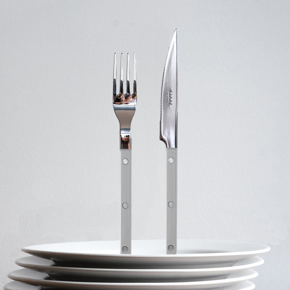 Set de couverts, 4 pièces, Bistrot, Grey - Sabre Paris