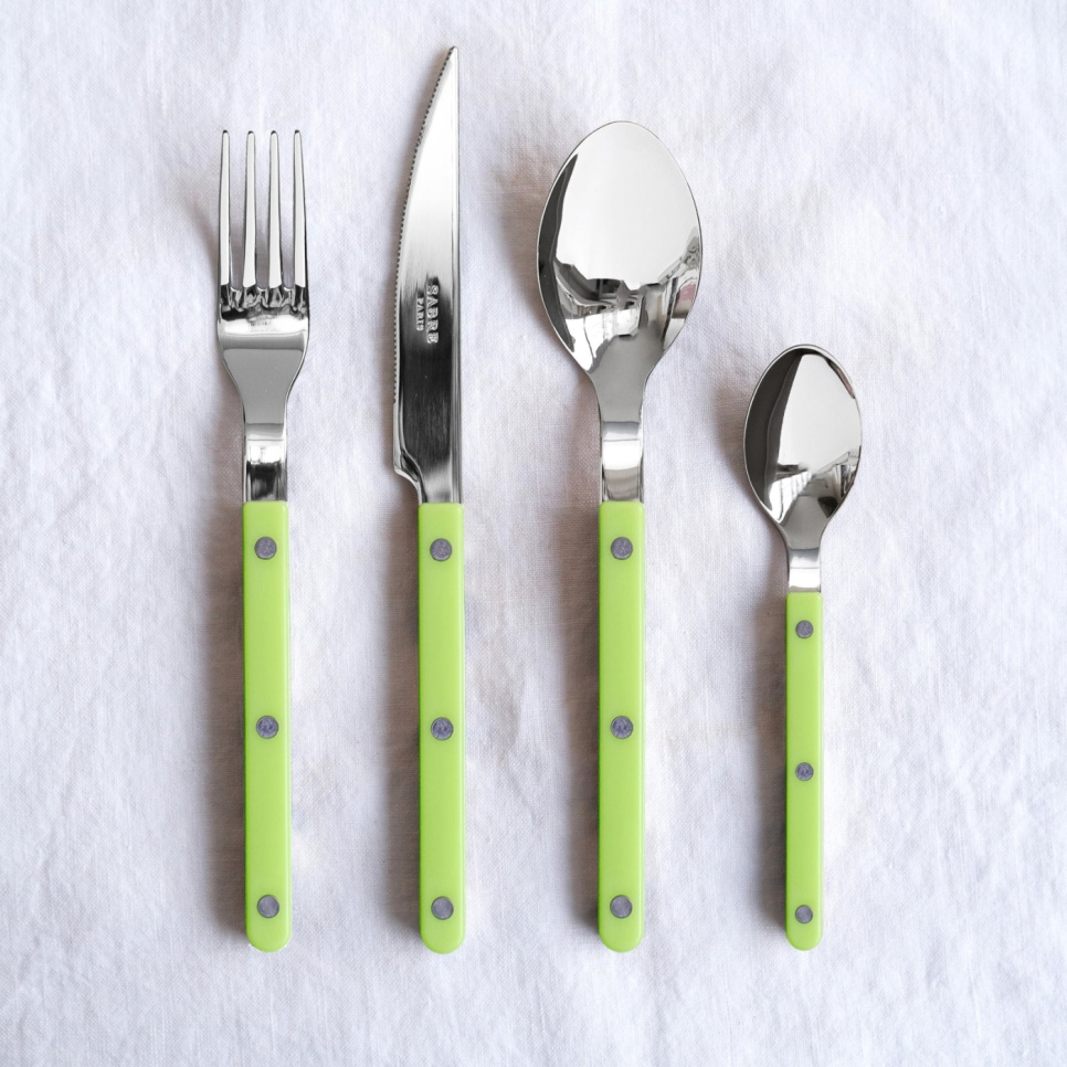 Set de couverts, 4 pièces, Bistrot, Lime - Sabre Paris