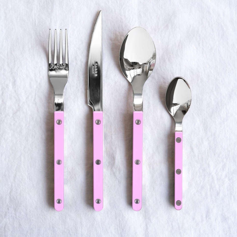 Set de couverts, 4 pièces, Bistrot, Pink - Sabre Paris
