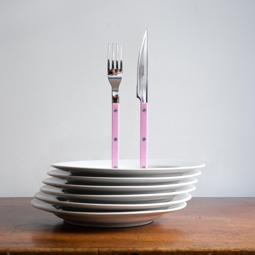 Set de couverts, 4 pièces, Bistrot, Pink - Sabre Paris