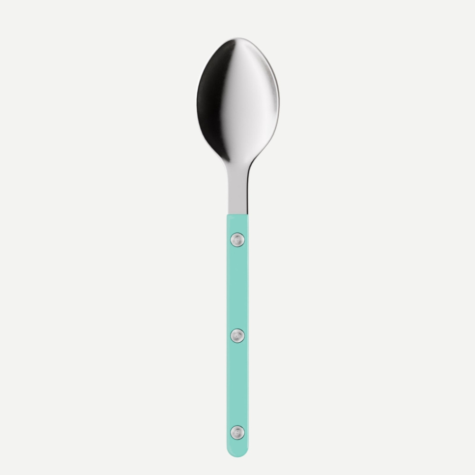 Cuillère à dessert, Bistrot, Turquoise - Sabre Paris dans le groupe Arts de la table / Couverts / Cuillères l\'adresse The Kitchen Lab (2195-32408)