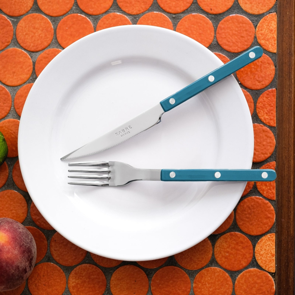 Couteau de table, Bistrot, Aquamarine - Sabre Paris