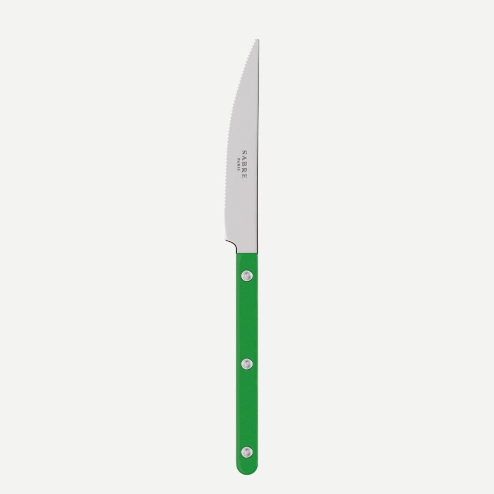 Couteau de table, Bistrot, Garden green - Sabre Paris dans le groupe Arts de la table / Couverts / Couteaux l\'adresse The Kitchen Lab (2195-32455)