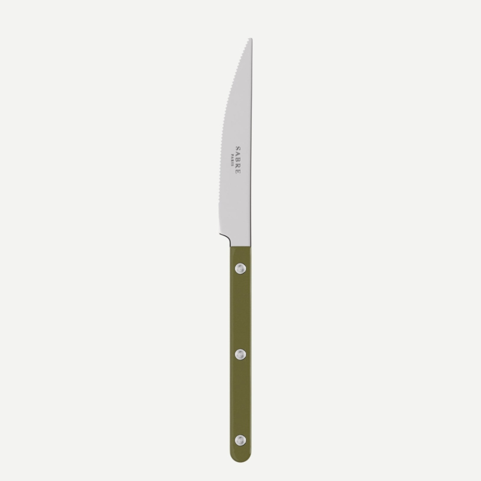Couteau de table, Bistrot, Green fern - Sabre Paris dans le groupe Arts de la table / Couverts / Couteaux l\'adresse The Kitchen Lab (2195-32456)