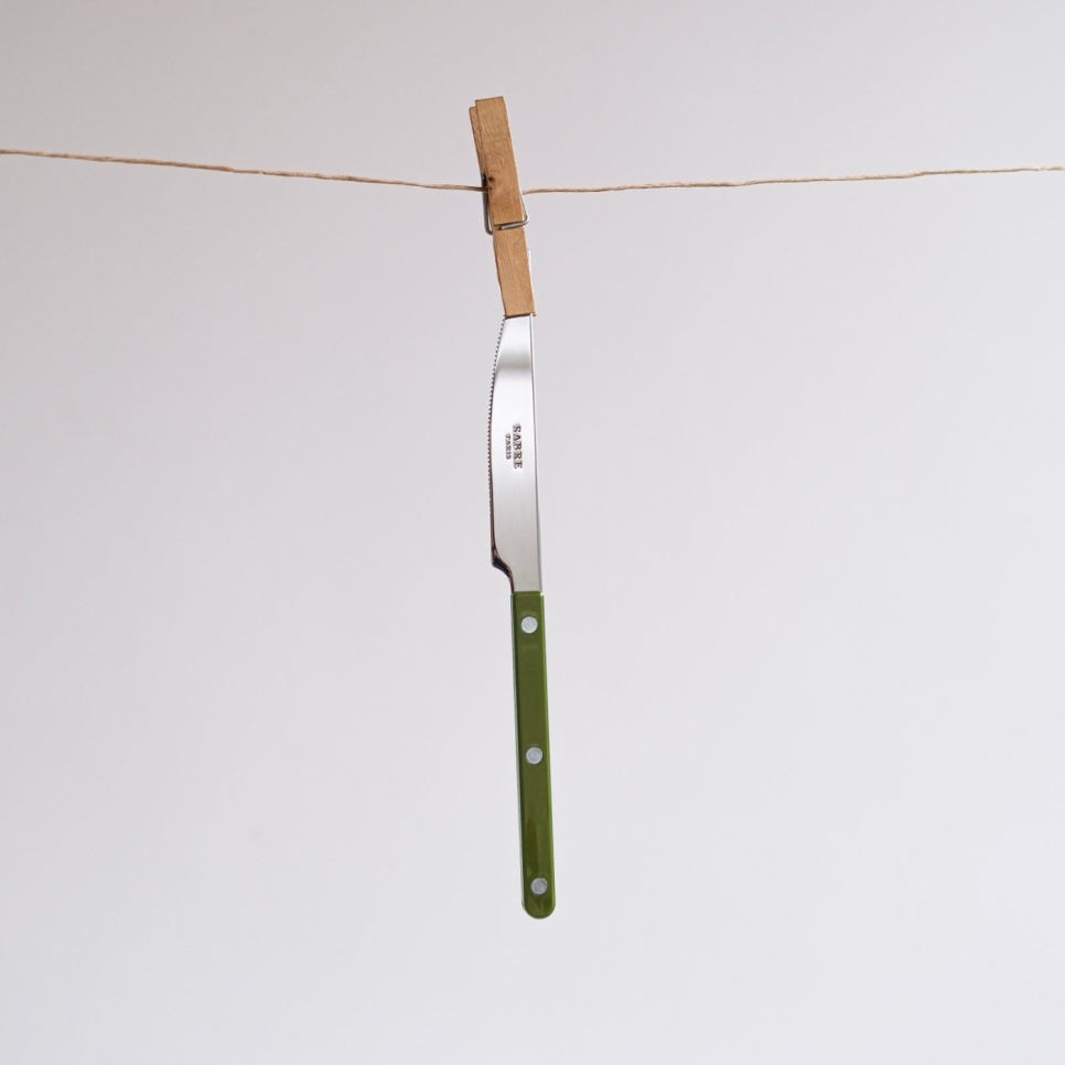 Couteau de table, Bistrot, Green fern - Sabre Paris