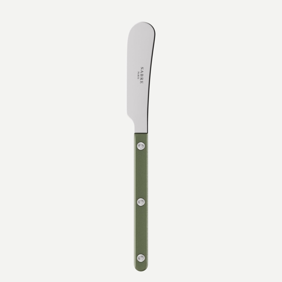 Couteau à beurre, Bistrot Pearly, Dark green - Sabre Paris dans le groupe Arts de la table / Couverts / Couteaux à beurre l\'adresse The Kitchen Lab (2195-32543)