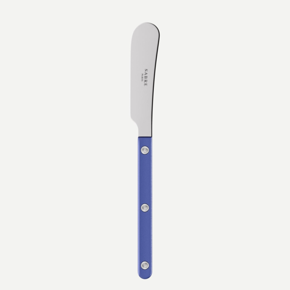 Couteau à beurre, Bistrot Pearly, Lapis blue - Sabre Paris dans le groupe Arts de la table / Couverts / Couteaux à beurre l\'adresse The Kitchen Lab (2195-32547)