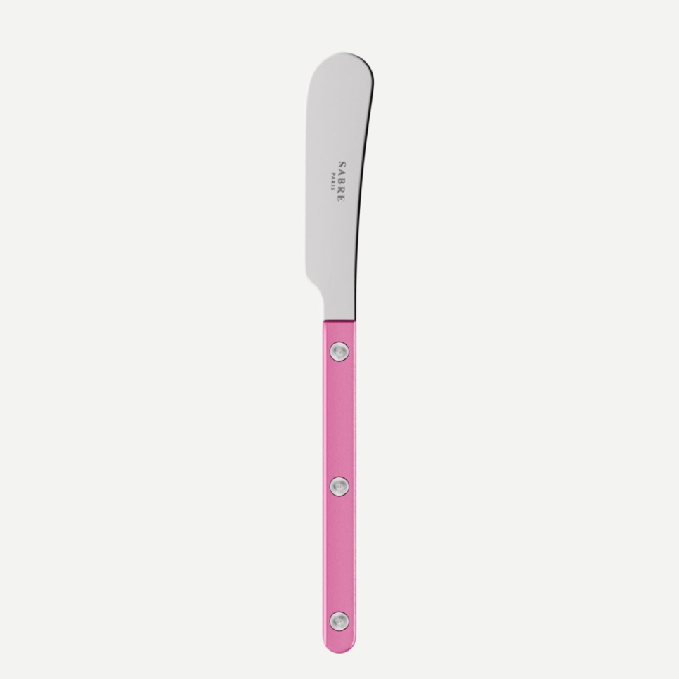 Couteau à beurre, Bistrot Pearly, Pink - Sabre Paris dans le groupe Arts de la table / Couverts / Couteaux à beurre l\'adresse The Kitchen Lab (2195-32554)