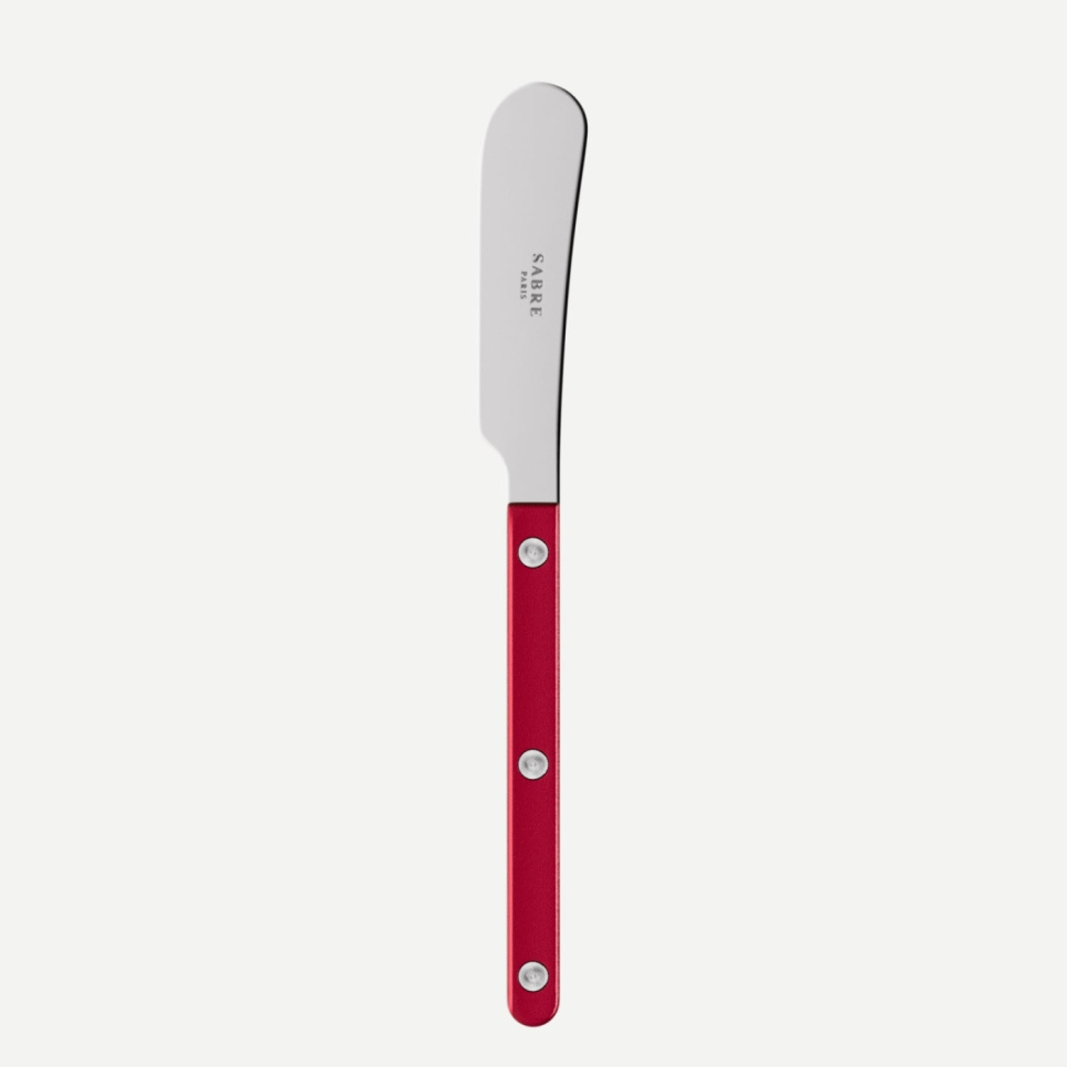 Couteau à beurre, Bistrot Pearly, Red - Sabre Paris dans le groupe Arts de la table / Couverts / Couteaux à beurre l\'adresse The Kitchen Lab (2195-32556)
