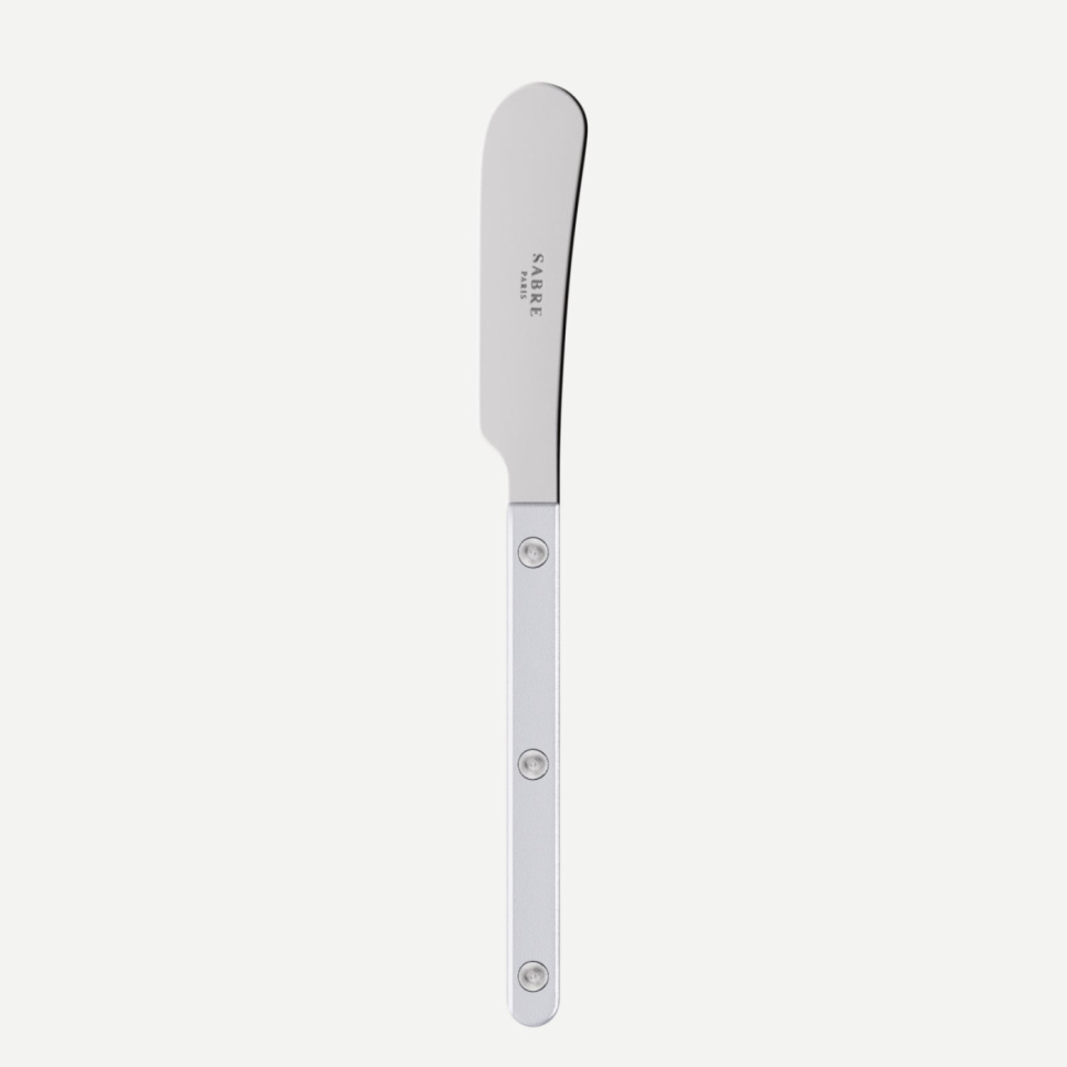 Couteau à beurre, Bistrot Pearly, White - Sabre Paris dans le groupe Arts de la table / Couverts / Couteaux à beurre l\'adresse The Kitchen Lab (2195-32560)