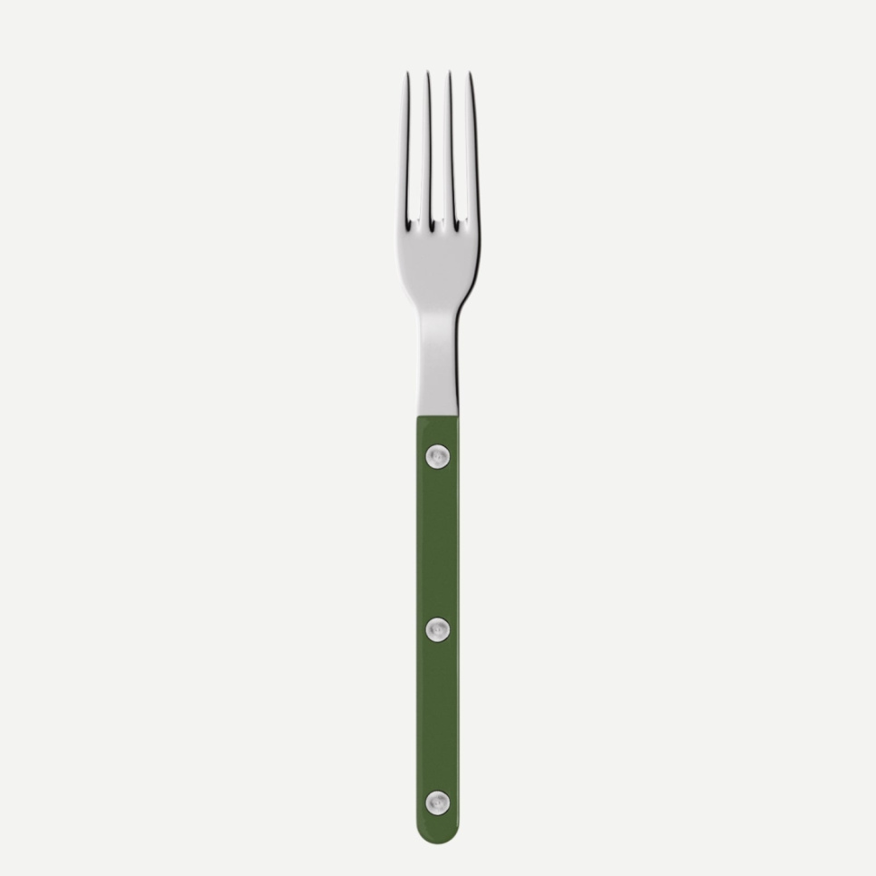 Fourchette à gâteau, Bistrot, Green - Sabre Paris dans le groupe Arts de la table / Couverts / Fourchettes l\'adresse The Kitchen Lab (2195-32622)