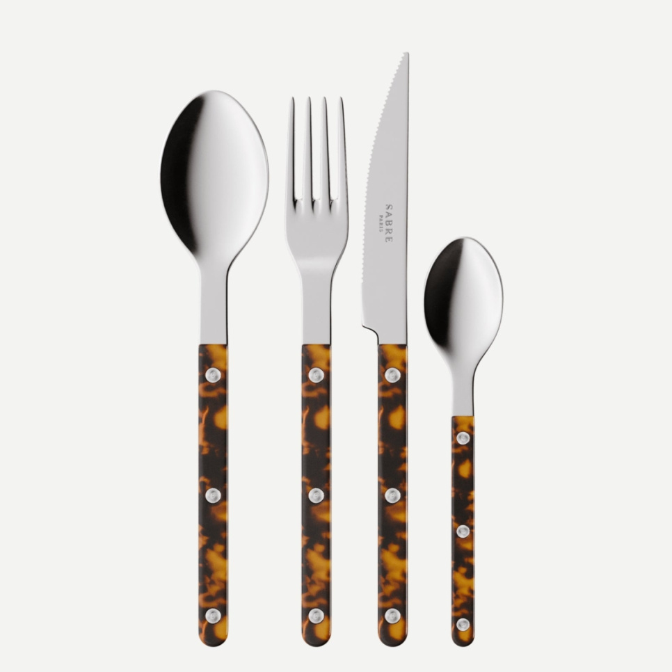 Set de couverts, 24 pièces, Bistrot Tortoise - Sabre Paris dans le groupe Arts de la table / Couverts / Couverts l\'adresse The Kitchen Lab (2195-33020)