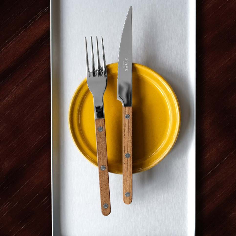 Service de couverts, 24 pièces, Bistrot Teak - Sabre Paris