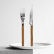 Service de couverts, 24 pièces, Bistrot Teak - Sabre Paris
