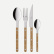 Service de couverts, 4 pièces, Bistrot Teak - Sabre Paris