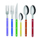 Set de couverts, 24 pièces, Bistrot, Couleurs mélangées - Sabre Paris