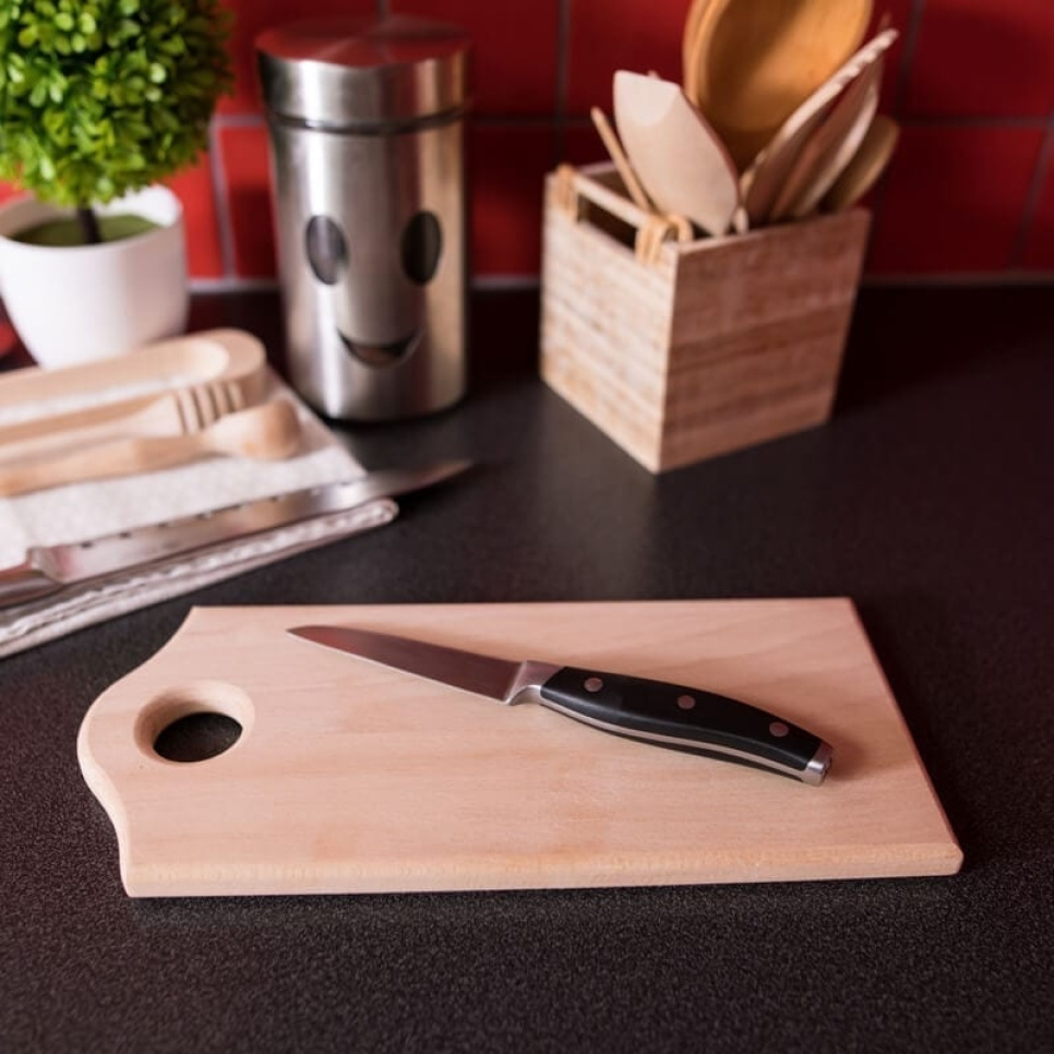 Planche à découper en hêtre, Petit-déjeuner - AT-Line