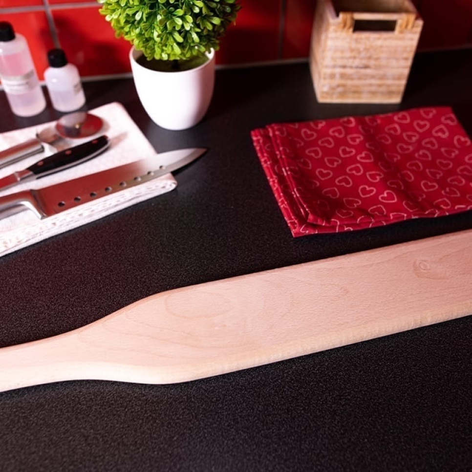 Spatule de brassage en hêtre, sans trou - AT-Line